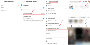 آموزش تصویری کاهش مصرف اینترنت اینستاگرام