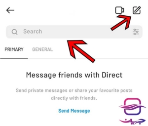 چطور در دایرکت پیام ارسال کنیم
