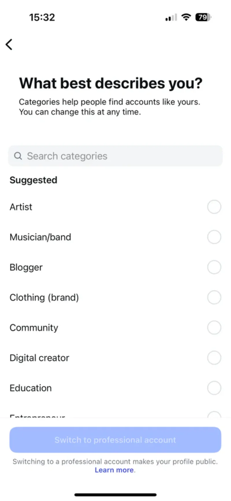 ساخت پیج کاری در اینستاگرام 2