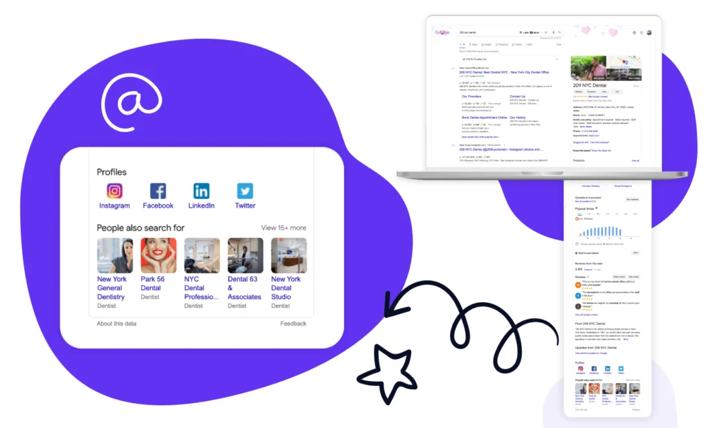 how to add instagram in google
